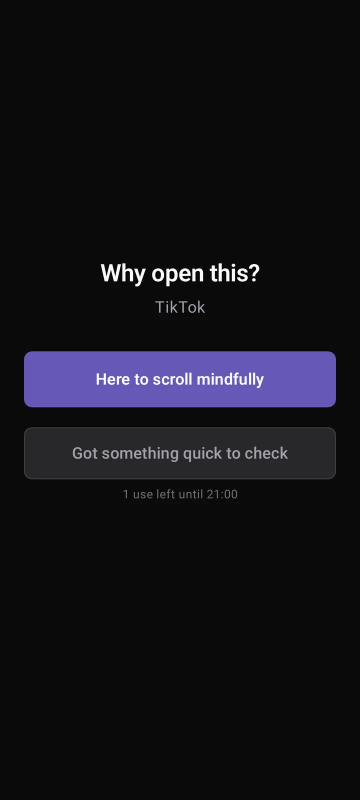 LoopCut Quick Task for short, limited app access