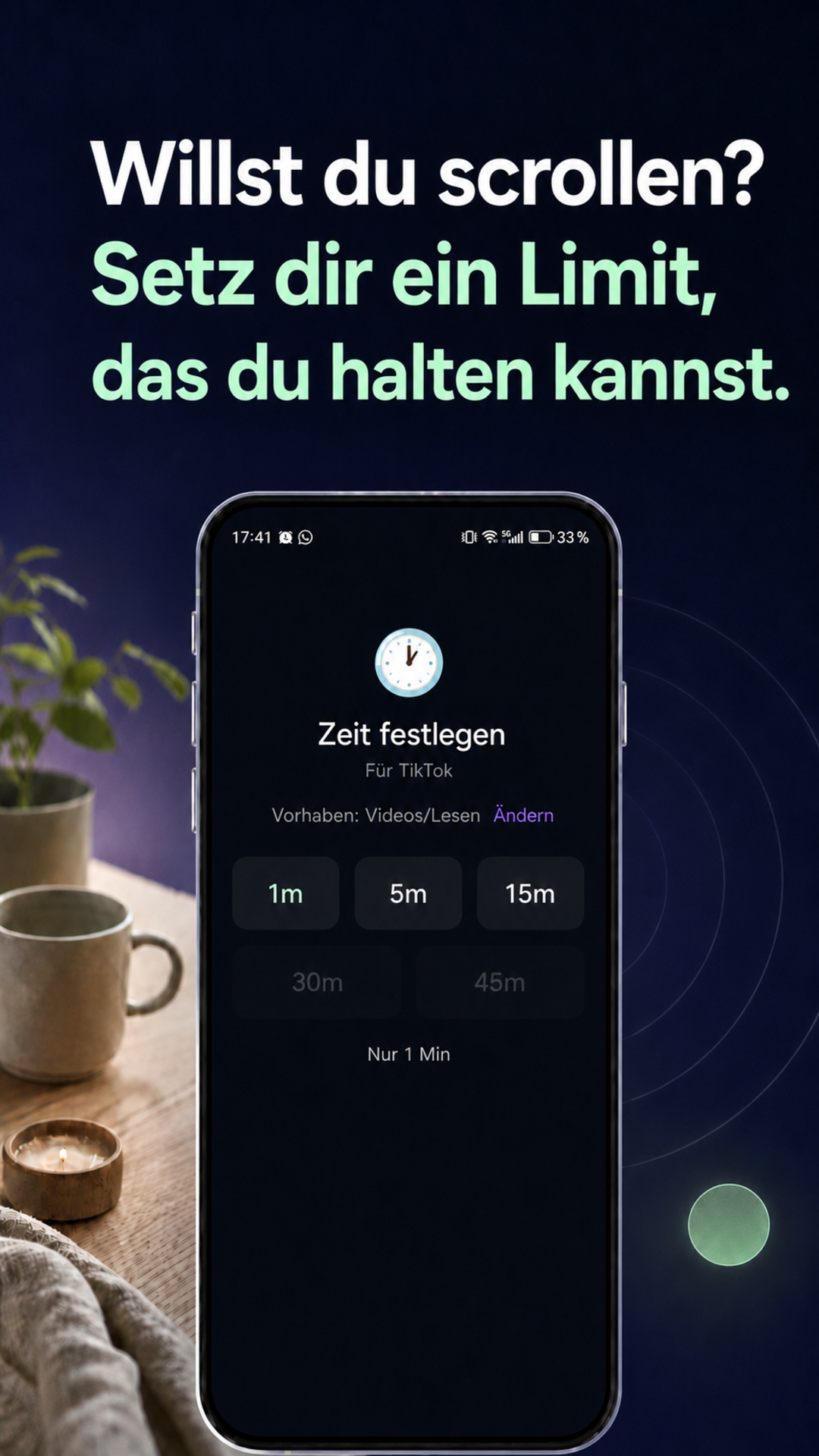 LoopCut Zeitauswahl vor dem Öffnen einer geschützten App