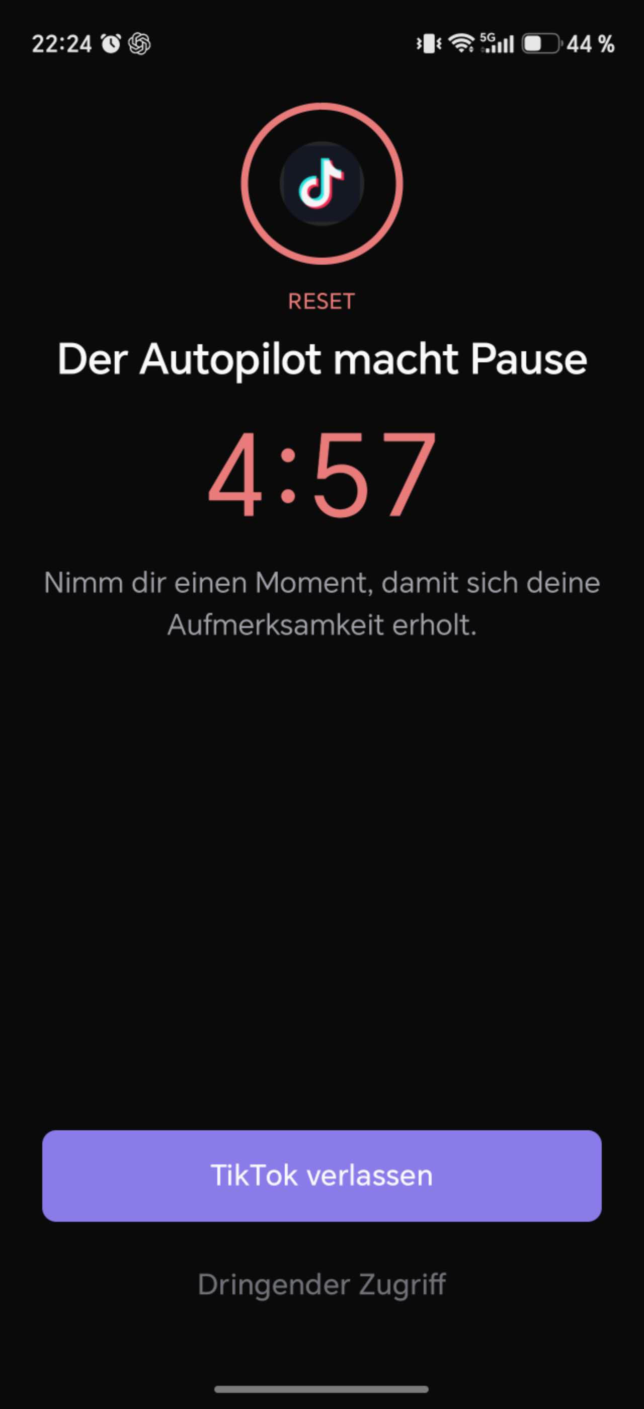Deutscher LoopCut-Reset mit vorübergehend pausiertem Normalzugriff